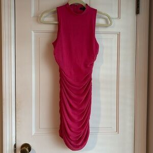 EUC Privy sleeveless fuschia dress. Size XS
